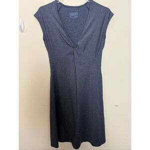 Patagonia Seabrook Bandha Dress Size Small Dark Limestone Blue Tencel Blend Trav